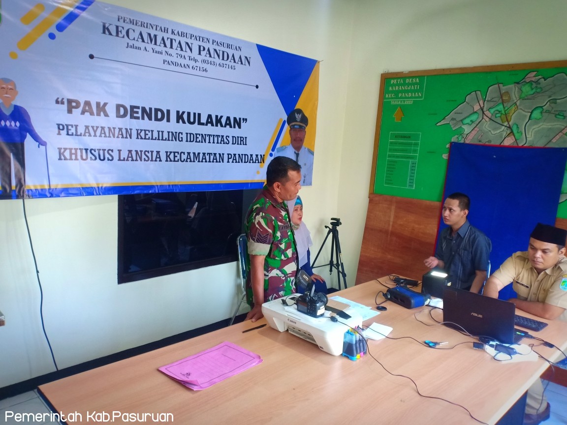 Pelayanan Keliling Identitas Diri di Desa Karangjati Kecamatan Pandaan