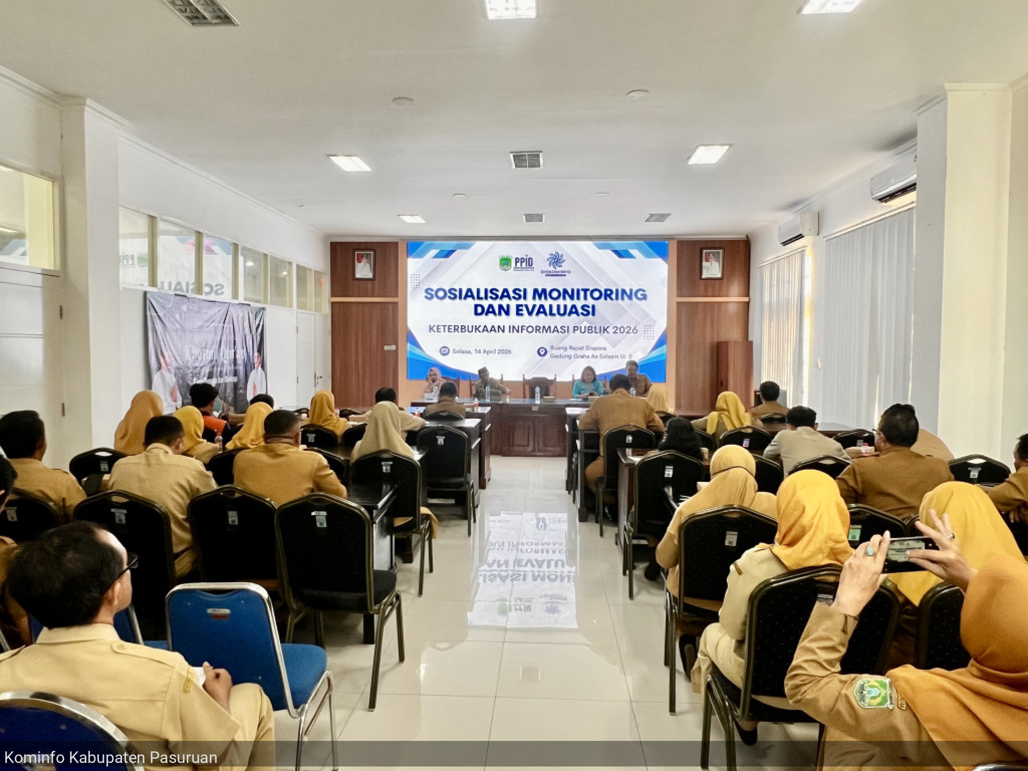 Perkuat Komitmen Keterbukaan Informasi Publik, Dinas Kominfo Gelar Sosialisasi Monitoring dan Evaluasi Keterbukaan Informasi Publik Tahun 2026